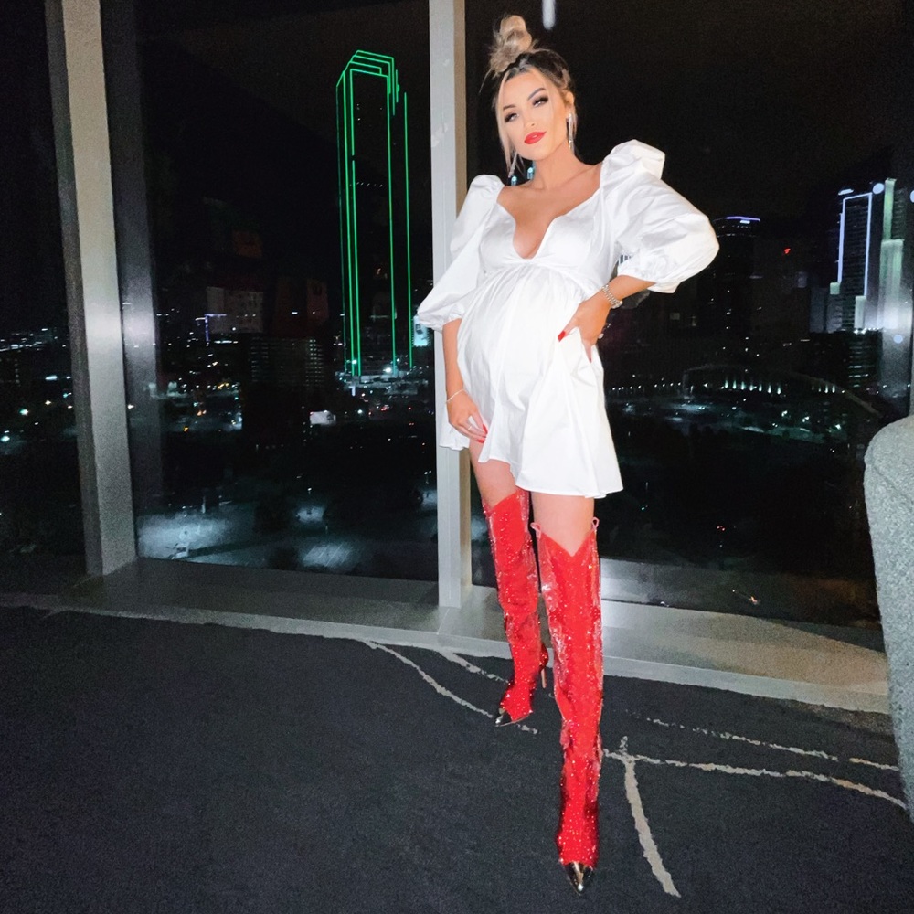 Rhinestone Thigh High Cowgirl Boot